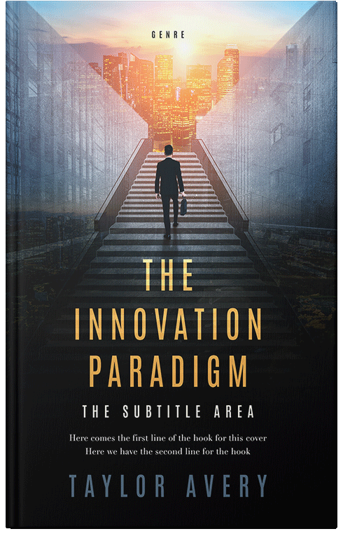 Front view of Premade Business Book Cover - Woodsmoke