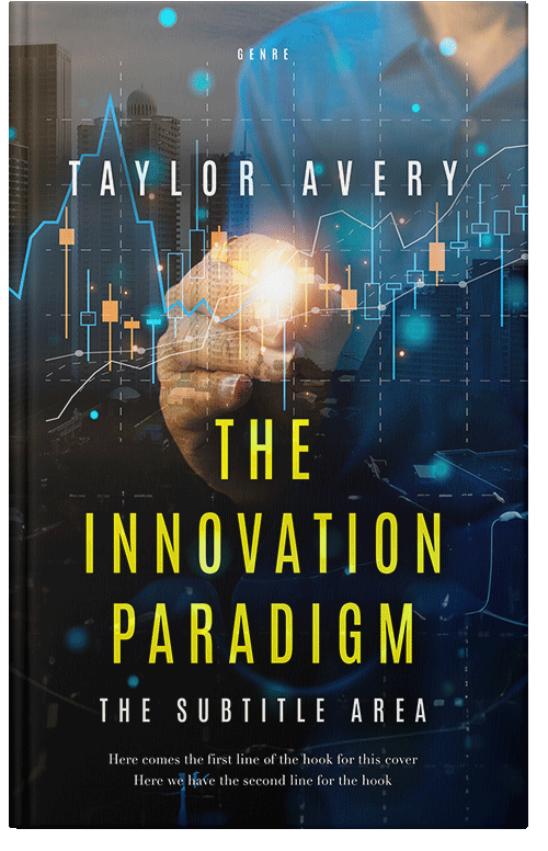 Front view of Premade Business Book Cover - Vulcan