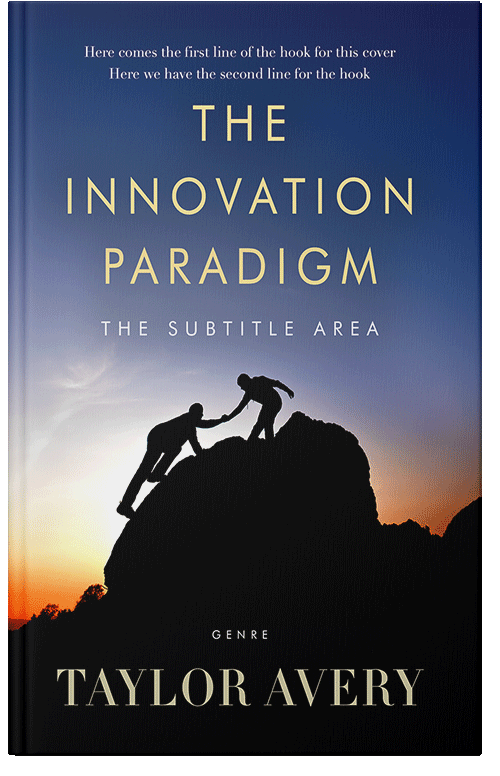 Front view of Premade Action & Adventure Book Cover - Blue Zodiac