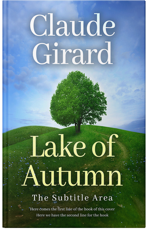 Front view of Premade Nature Book Cover - Dark Fern