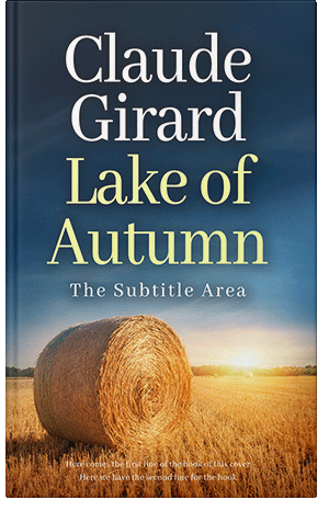 Pre Made Book Cover Harvest Gold