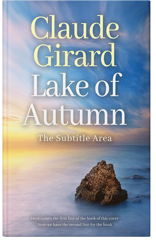 Front view of Cloud #15886 - Premade Travel Book Cover