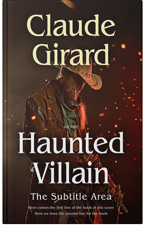 Pre Made Book Cover Graphite