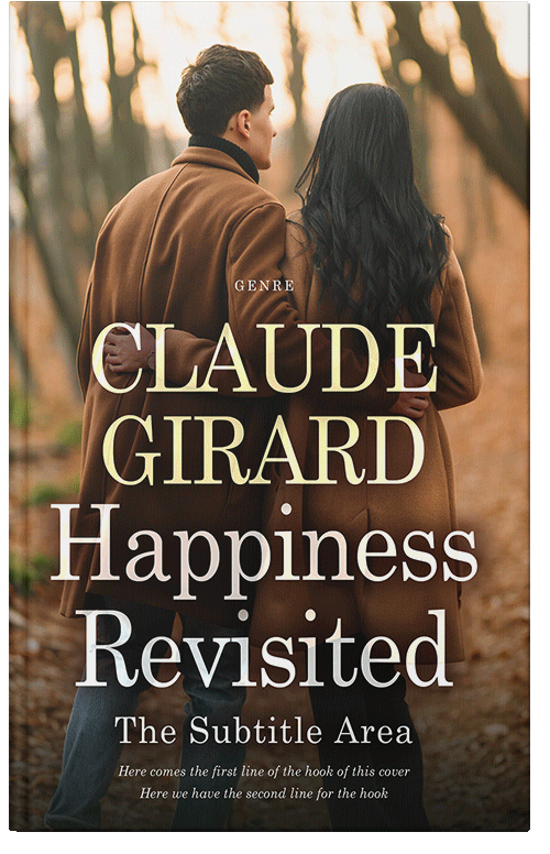 Front view of Premade Romance Book Cover - Black Marlin