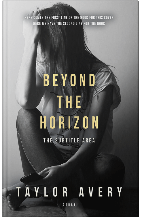 Front view of Premade Teen & Young Adult Book Cover - Mist Gray