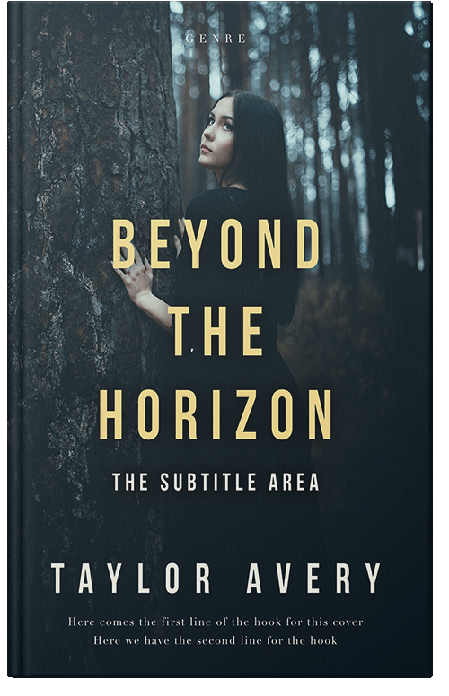 Front view of Premade Mystery & Thriller & Suspense Book Cover - Timber Green