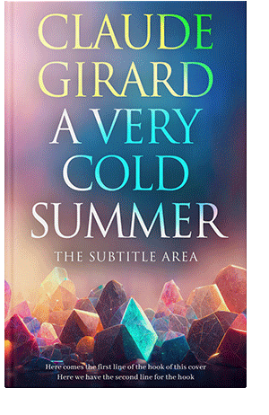 Pre Made Book Cover Blue Bayoux