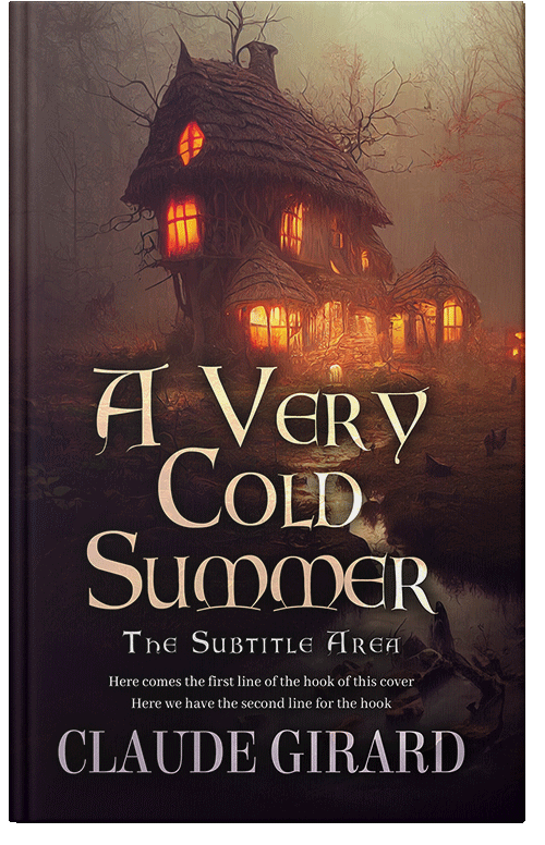 Front view of Premade Fantasy Book Cover - Gondola