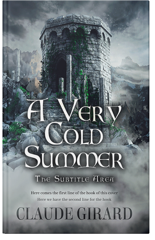 Front view of Premade Fantasy Book Cover - River Bed