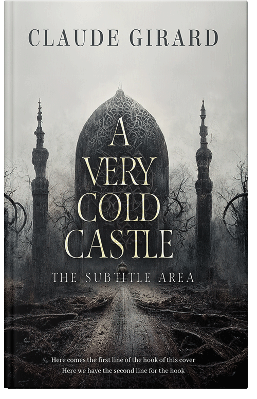 Front view of Premade Fantasy Book Cover - Celeste