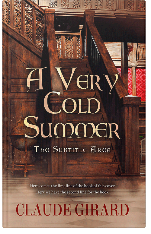 Front view of Premade Historical Book Cover - Cedar