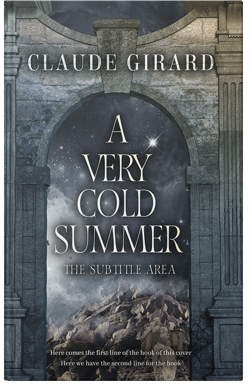 Front view of Premade Fantasy Book Cover - Cape Cod