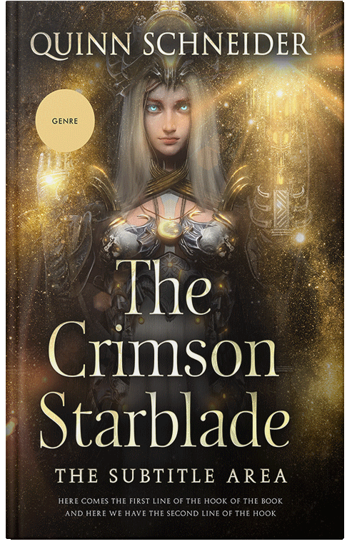 Front view of Premade Fantasy Book Cover - Straw