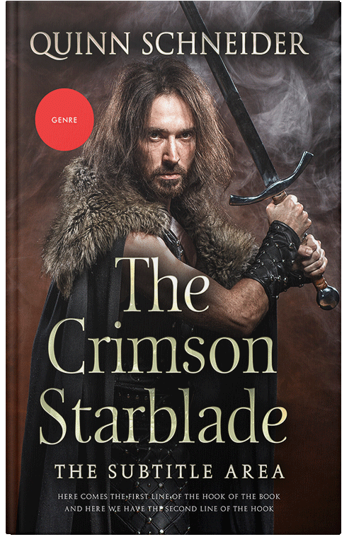 Front view of Premade Fantasy Book Cover - Cocoa Brown