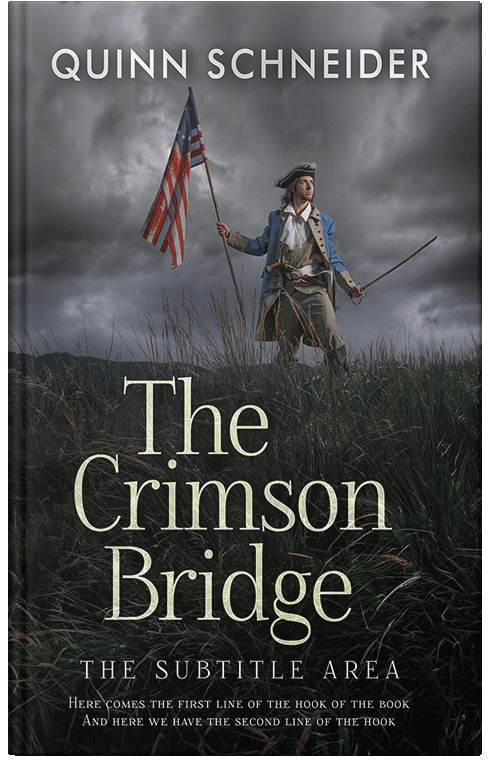 Front view of Premade Historical Book Cover - Heavy Metal