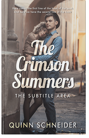 Pre Made Book Cover Dorado