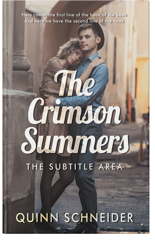 Front view of Premade Romance Book Cover - Dorado