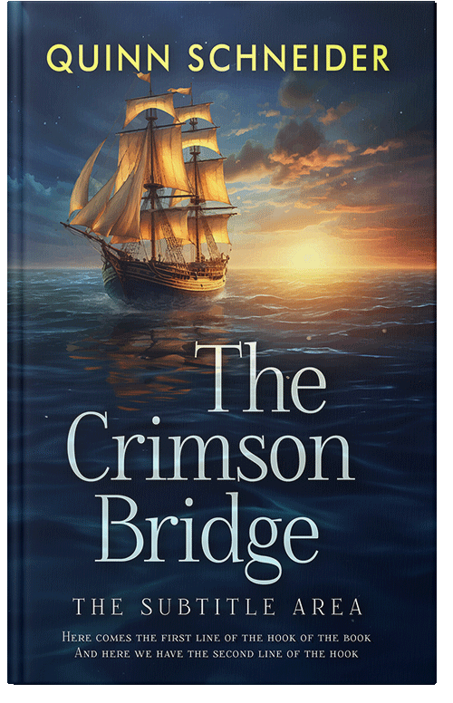 Front view of Premade Historical Book Cover - Tan