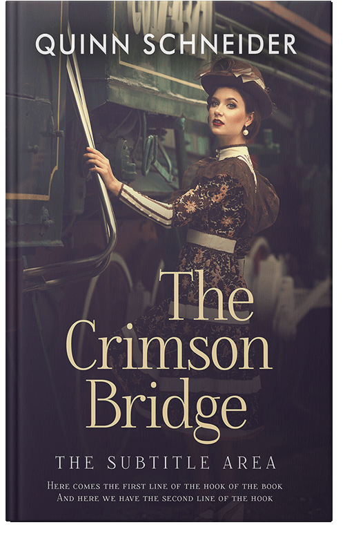 Front view of Premade Historical Book Cover - Ship Gray