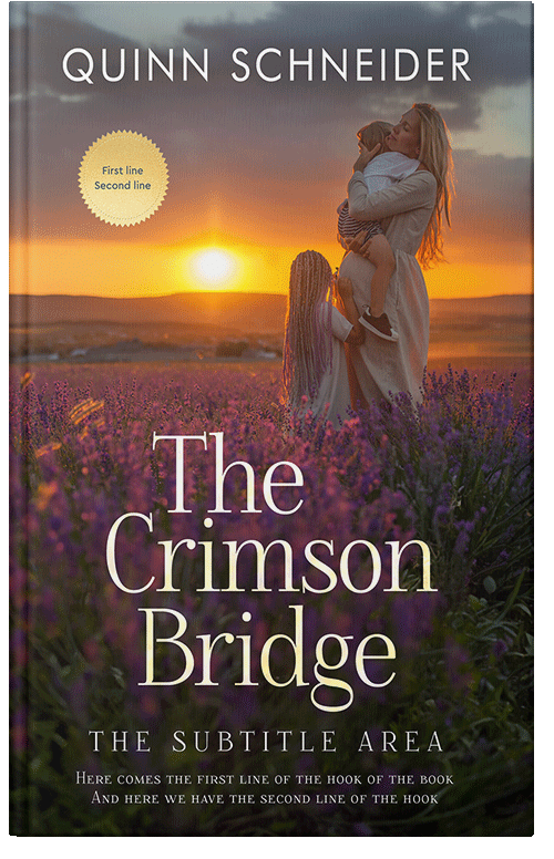 Front view of Premade Family & Parenting Book Cover - Woody Brown