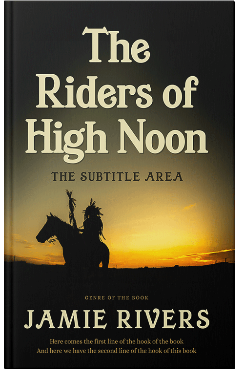 Front view of Premade Action & Adventure Book Cover - Rangoon Green