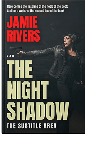 Pre Made Book Cover Gold Sand