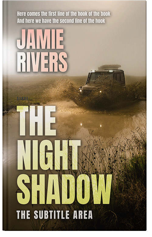 Front view of Premade Action & Adventure Book Cover - Akaroa