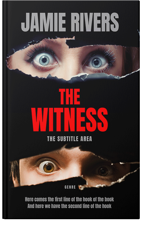 Front view of Premade Mystery & Thriller & Suspense Book Cover - Cod Gray