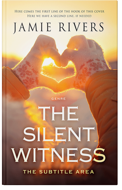 Front view of Premade Romance Book Cover - Antique Brass