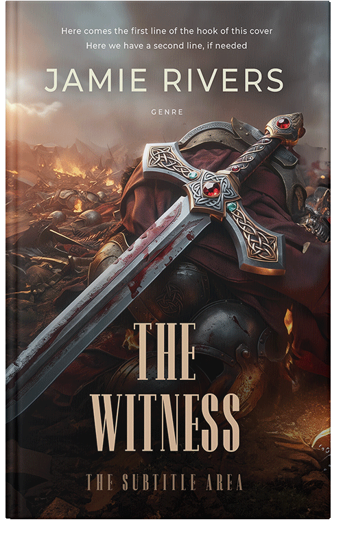 Front view of Premade Fantasy Book Cover - Cocoa Brown