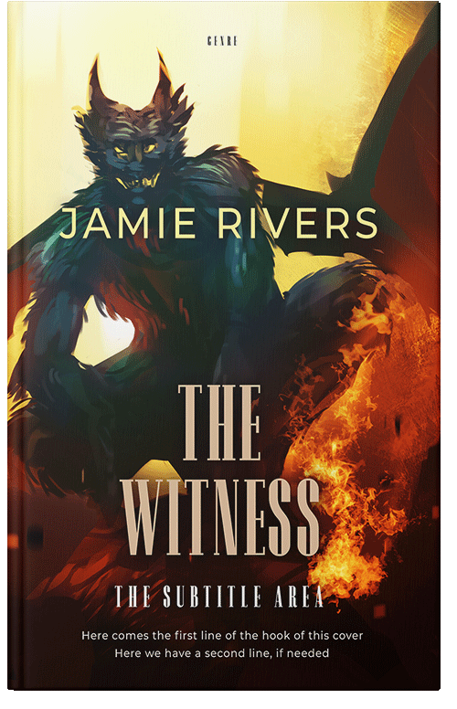 Front view of Premade Fantasy Book Cover - Eclipse