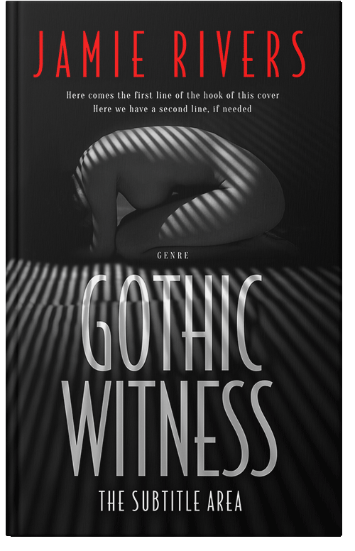 Front view of Premade Erotica Book Cover - Cod Gray