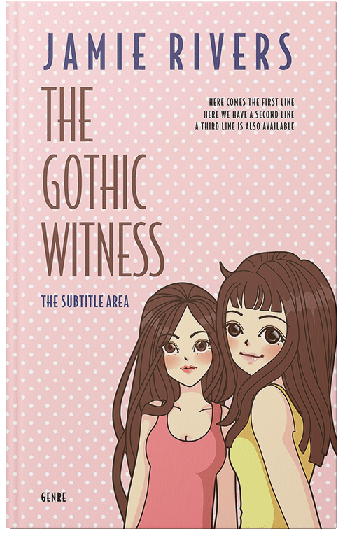 Front view of Premade Chick Lit Book Cover - Givry