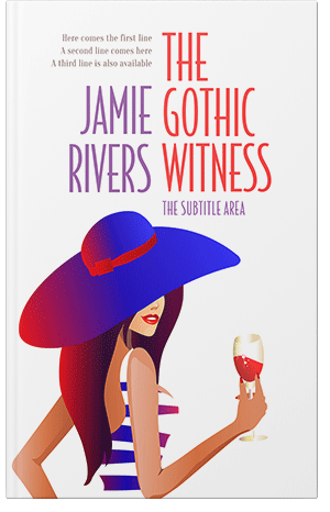 Premade Book Cover Blue Gem