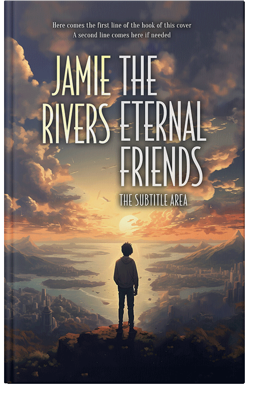 Front view of Premade Science Fiction Book Cover - Ship Gray