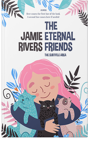 Premade Book Cover Bright Gray