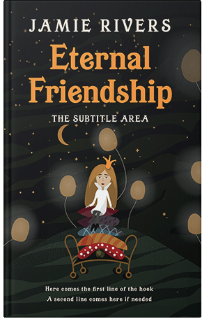 Premade Book Cover Black