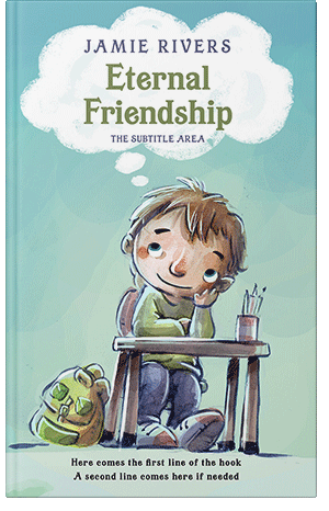 Premade Book Cover Paris White