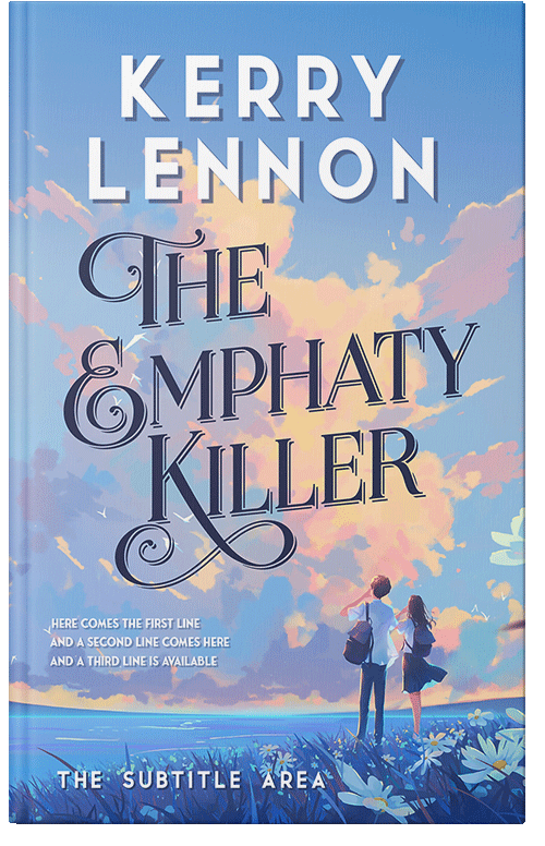 Front view of Premade Romance Book Cover - Polo Blue