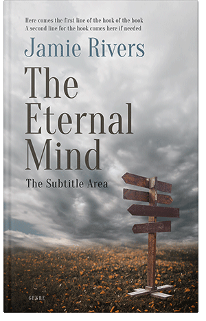 Premade Book Cover Silver