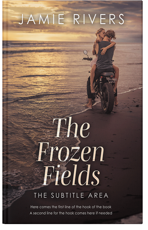 Front view of Premade Romance Book Cover - Cocoa Brown