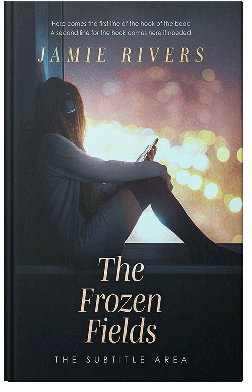 Front view of Premade Teen & Young Adult Book Cover - Soft Amber