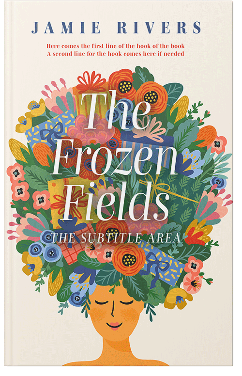 Front view of Premade Chick Lit Book Cover - Faded Jade