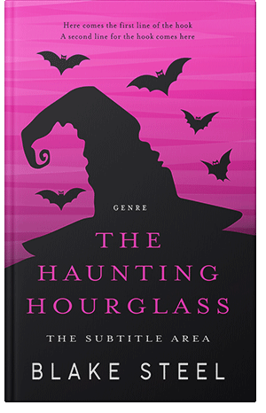 Premade Book Cover Cerise