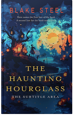 Premade Book Cover Blue Zodiac