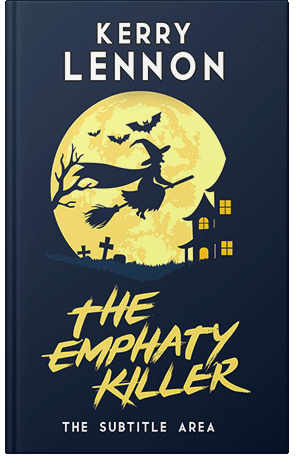 Pre Made Book Cover Marigold Yellow