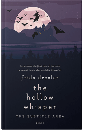 Premade Book Cover Ebony