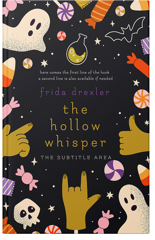 Front view of Premade Horror Book Cover - Cod Gray