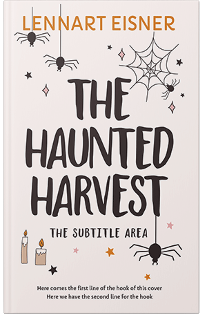 Premade Book Cover Cocoa Brown