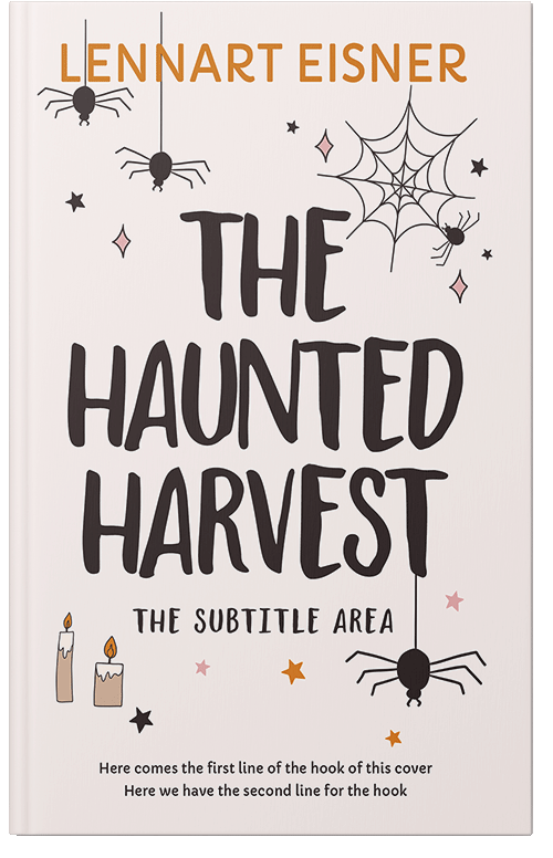 Front view of Premade Children's Book Cover - Cocoa Brown